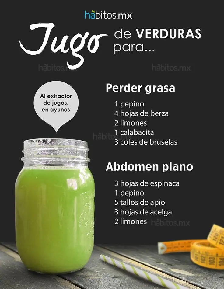 jugos para bajar la grasa abdominal - Cómo eliminar la grasa localizada en el abdomen y cintura