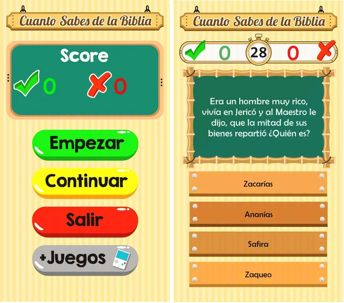 juegos biblicos online para adultos - Cómo se llama el juego de la Biblia
