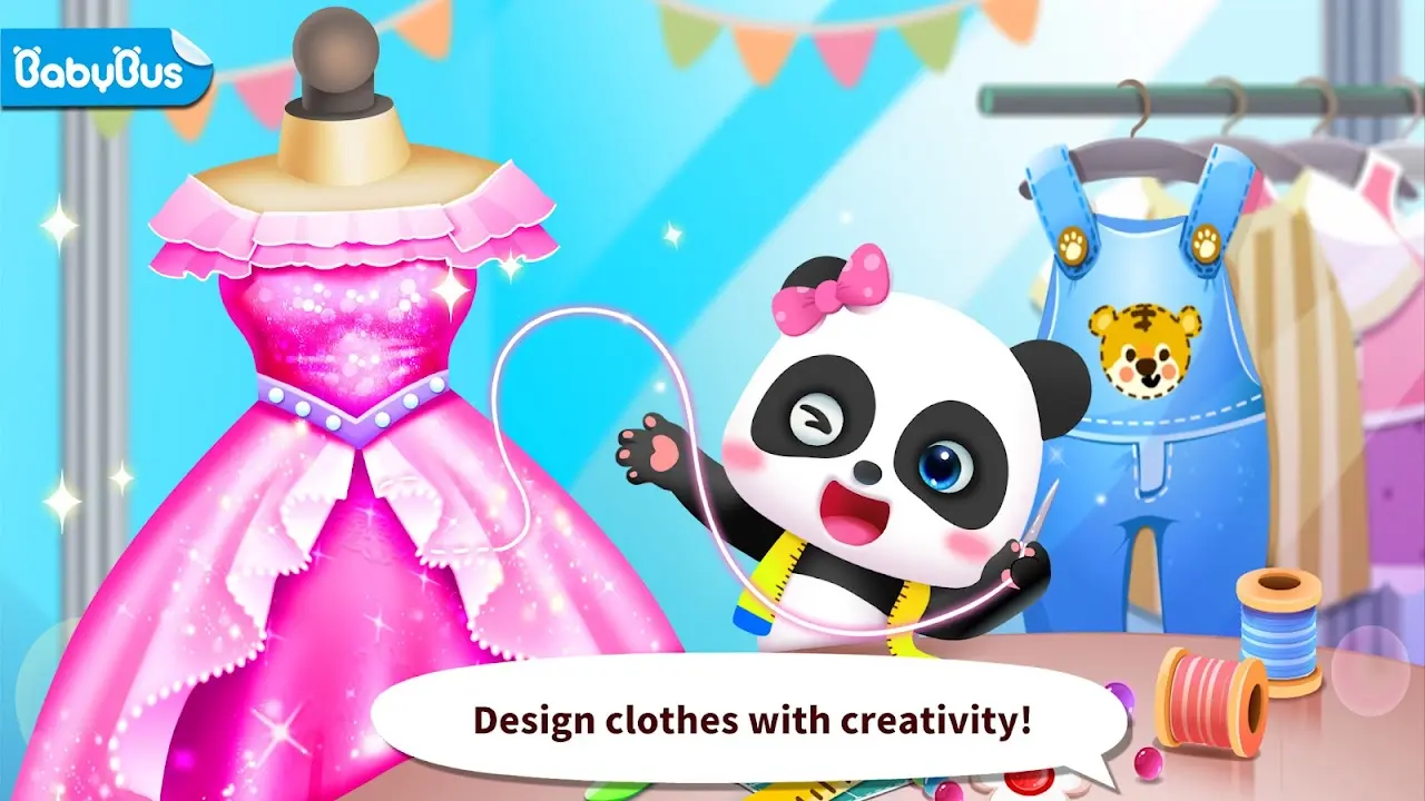 juego para vestirse a la moda del panda bebé - Cómo se llaman los juegos de vestir