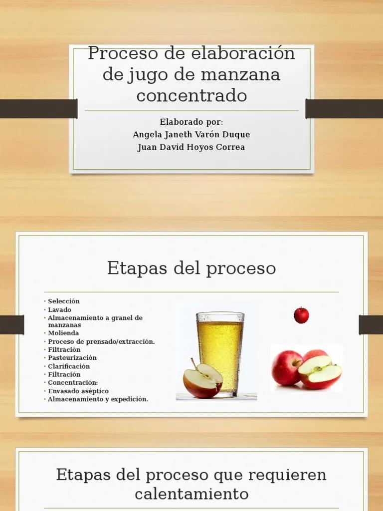 Proceso de elaboración del jugo de manzana - Cómo se produce el jugo de manzana proceso de elaboración del jugo de manzana - Cómo se produce el jugo de manzana