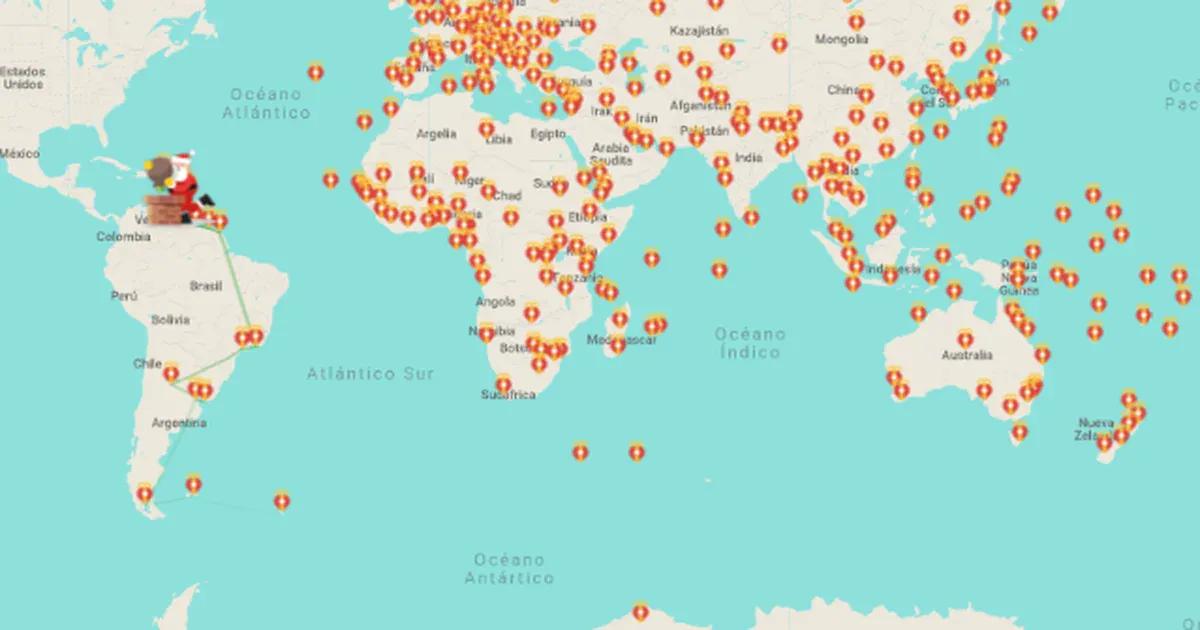 Google Maps Juegos de Navidad: Sigue el Recorrido de Papá Noel en Vivo - Cómo seguir el recorrido de Santa Claus google maps juegos de navidad - Cómo seguir el recorrido de Santa Claus