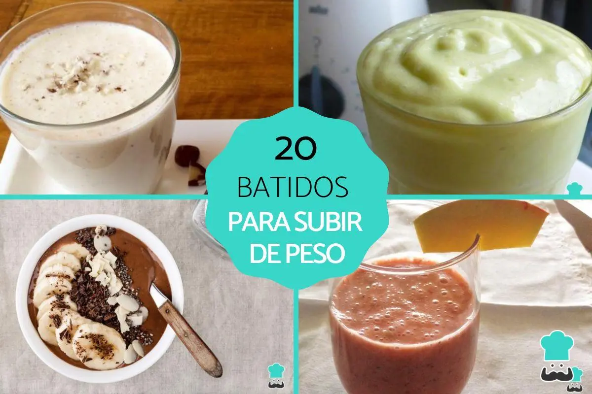 Jugos que engordan: consejos y recetas saludables para subir de peso - Cuáles son los batidos para subir de peso jugos que engordan - Cuáles son los batidos para subir de peso