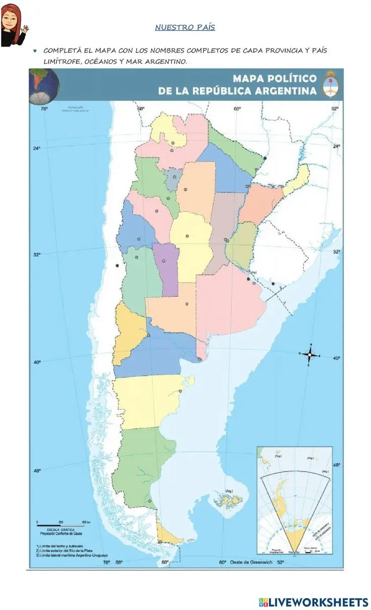 juegos de mapas de argentina - Cuáles son los vecinos de Argentina