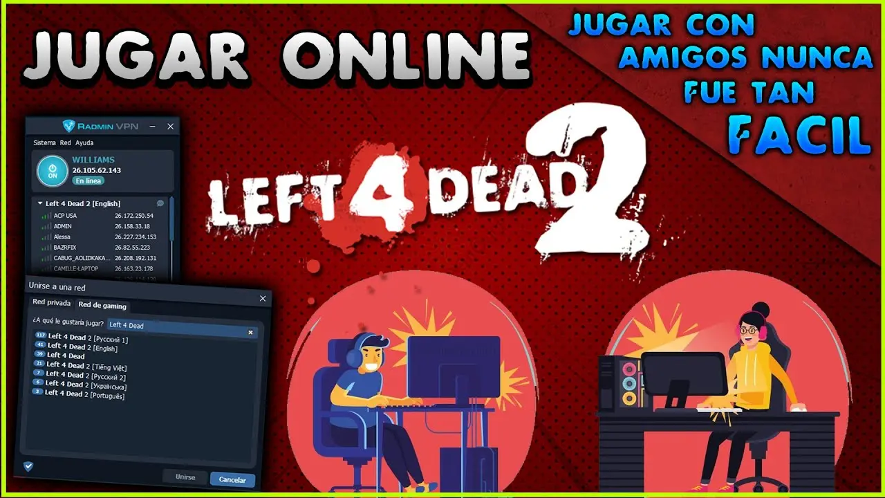 jugar left for dead online - Cuántas personas pueden jugar Left 4 Dead