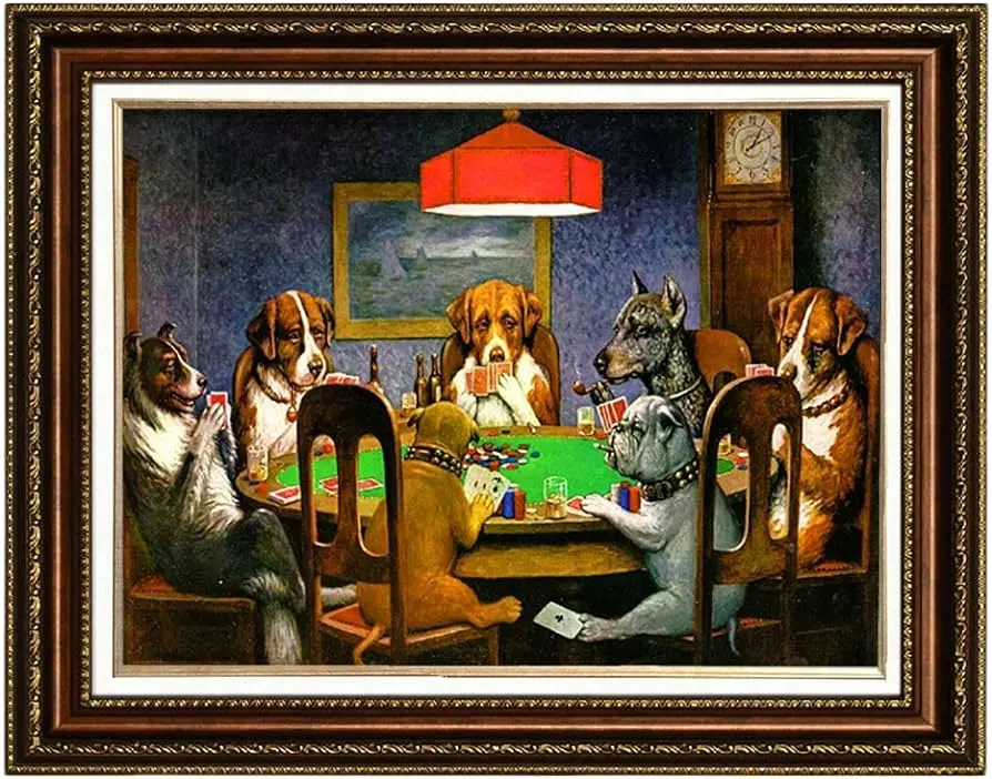 Perros jugando poker: la famosa serie de pinturas de Cassius Marcellus Coolidge - Cuánto vale el cuadro de los perros jugando póker perros jugando poker - Cuánto vale el cuadro de los perros jugando póker