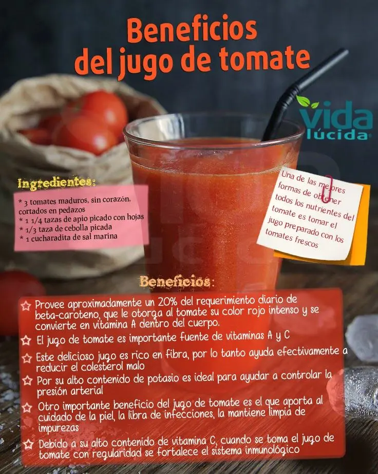 Beneficios del jugo de tomate en ayunas - Qué beneficios tiene el jugo de tomate de riñón beneficios del jugo de tomate en ayunas - Qué beneficios tiene el jugo de tomate de riñón