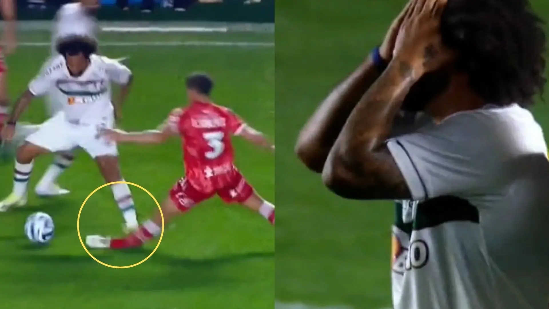 porque marcelo no juega en el real madrid - Qué pasó con la falta de Marcelo