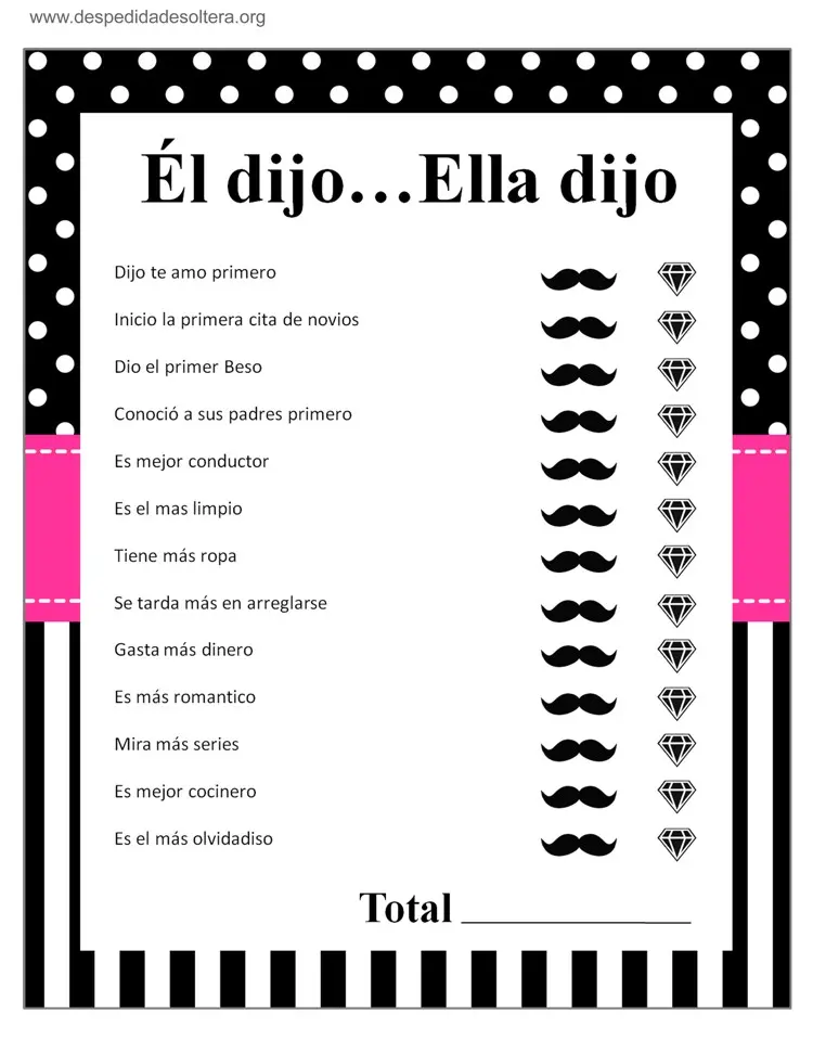juegos para despedida de soltera para imprimir - Que se puede dar de recuerdo en una despedida de soltera