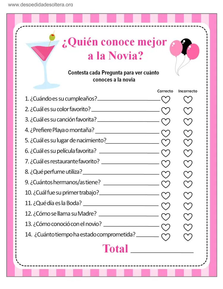 Imprimibles juegos para despedida de soltera - Qué se puede hacer para una despedida de soltera imprimibles juegos para despedida de soltera - Qué se puede hacer para una despedida de soltera