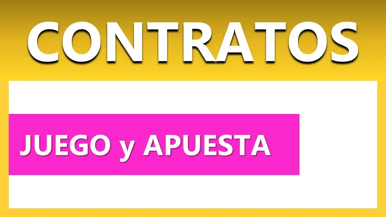 juegos de azar codigo civil - Qué tipo de contrato es un sorteo