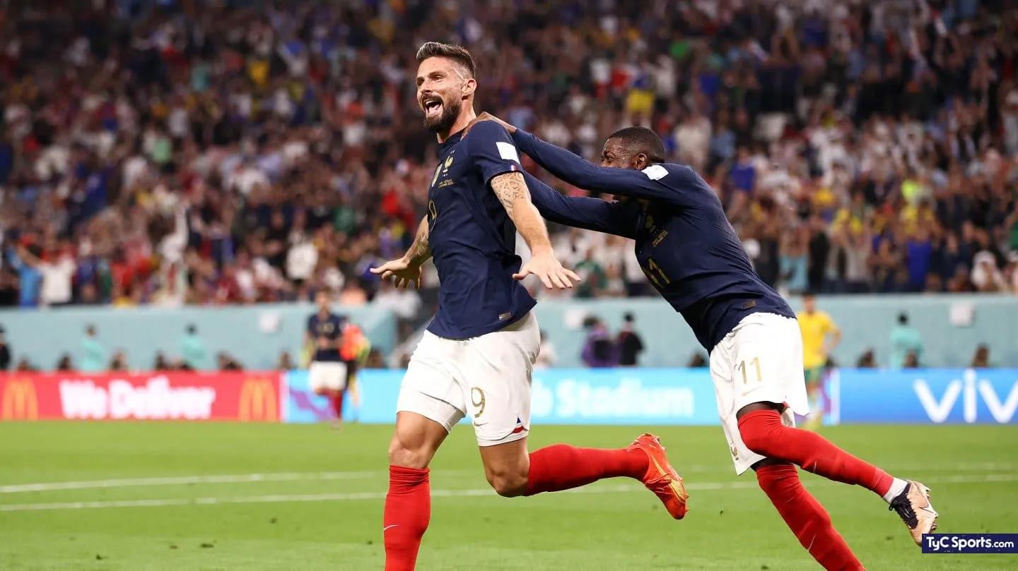 a que hora juega francia vs australia - Quién gana entre Francia y Australia