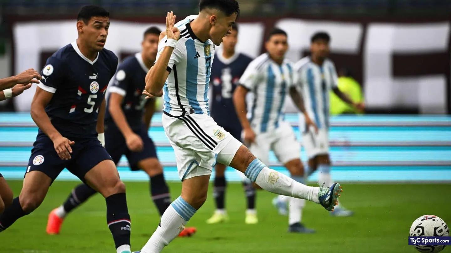 juega messi contra paraguay - Quién hizo el gol de Argentina contra Paraguay